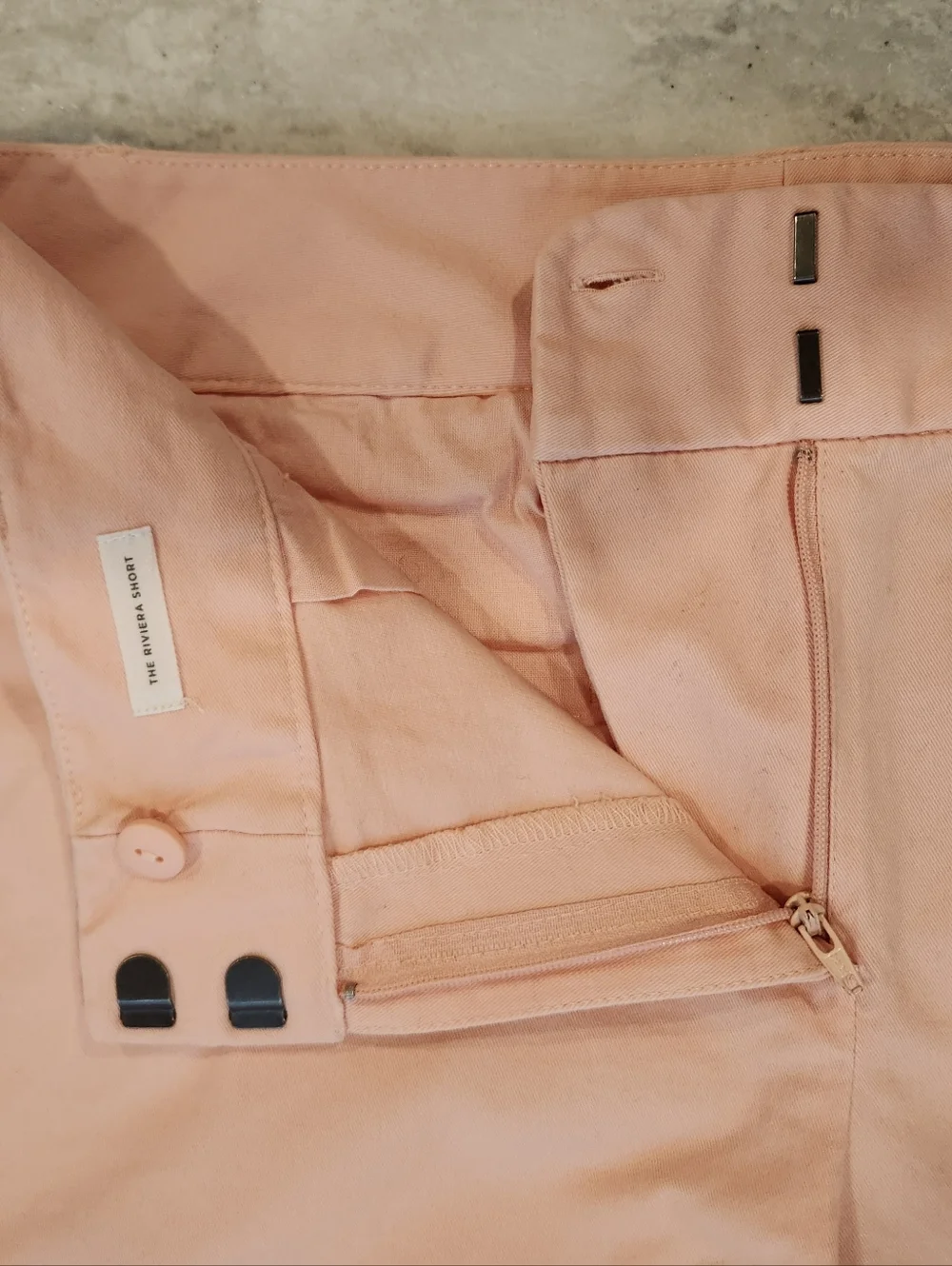LOFT Riviera Pale Pink Shorts With 6" Inseam - Picture 6 of 8